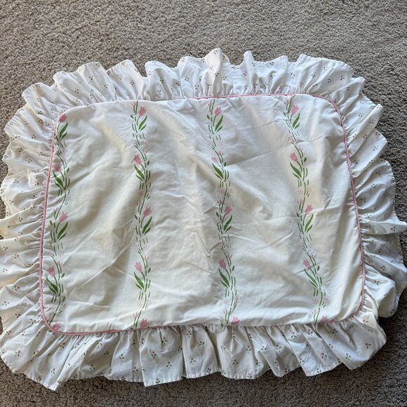 Set of 2 Laura Ashley CASTLEBERRY VINTAGE pillow shams Queen size - Picture 3 of 5